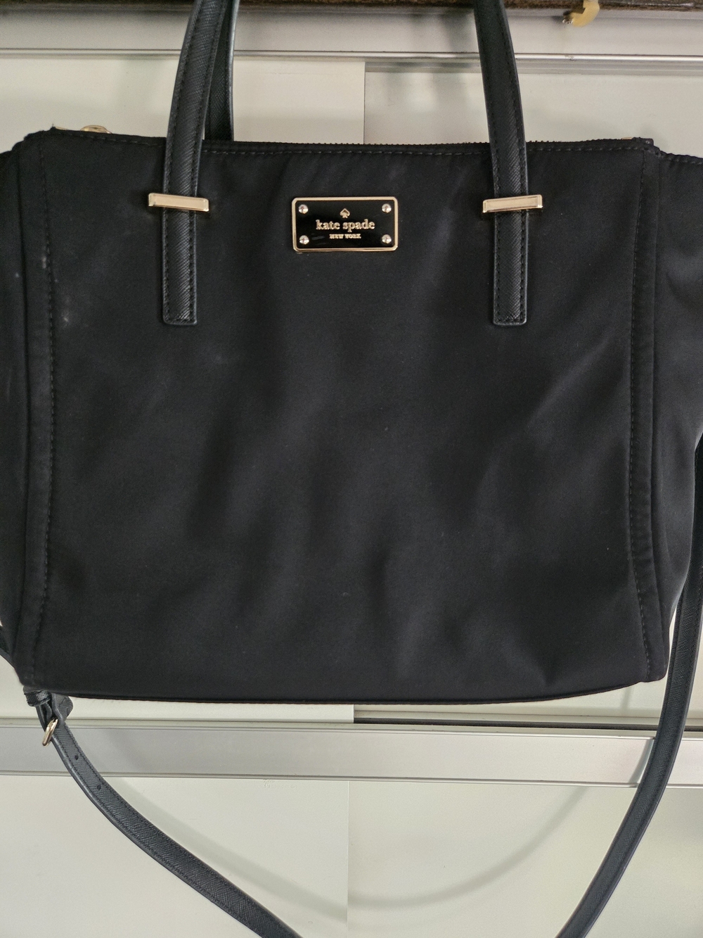kate spade New York Black Nylon Tote Bag